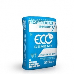 Цемент ECO ПЦІI М500/25кг (марка D20)